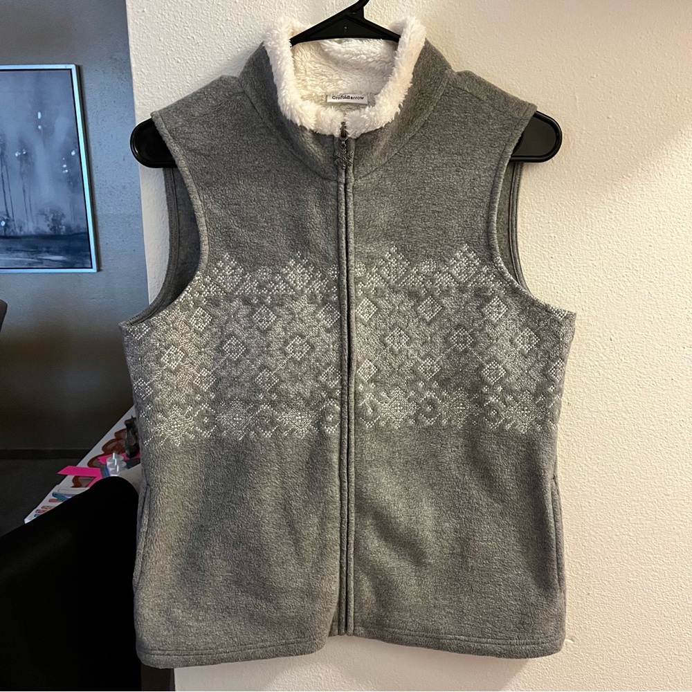 Croft & barrow snowflake winter vest
